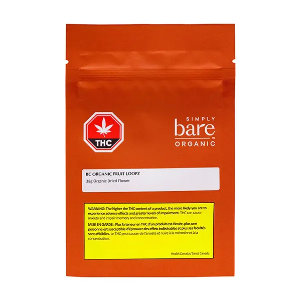 Image for BC Organic Fruit Loopz, cannabis dried flower by Simply Bare