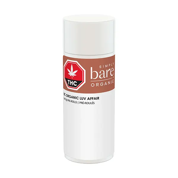 BC Organic Luv Affair Pre-Roll (Pre-Rolls) by Simply Bare