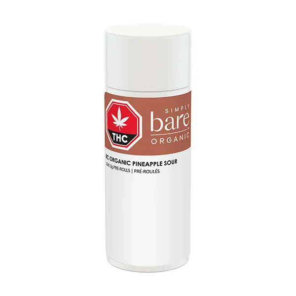 BC Organic Pineapple Sour Pre-roll (Pre-Rolls) by Simply Bare