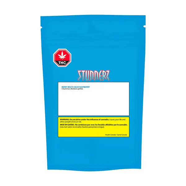 Berry Boltz: Blue Raspberry (Gummies) by Stunnerz