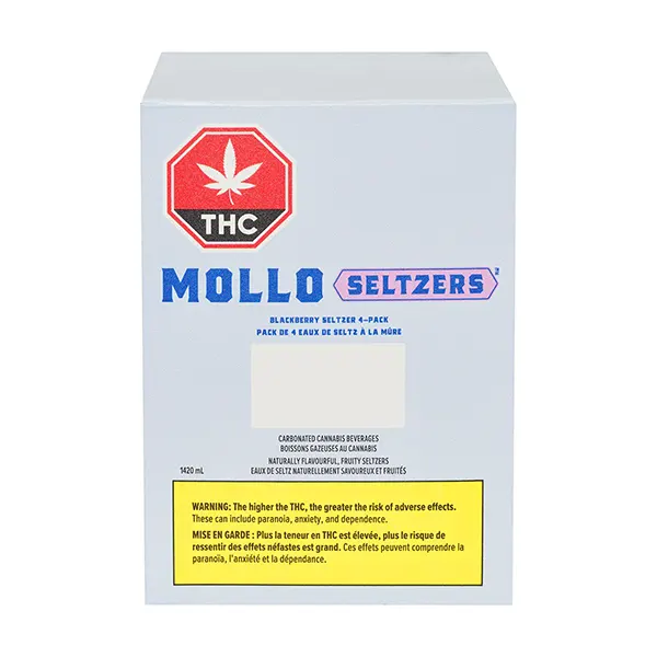 Image for Blackberry Seltzer, cannabis sparkling water by Mollo