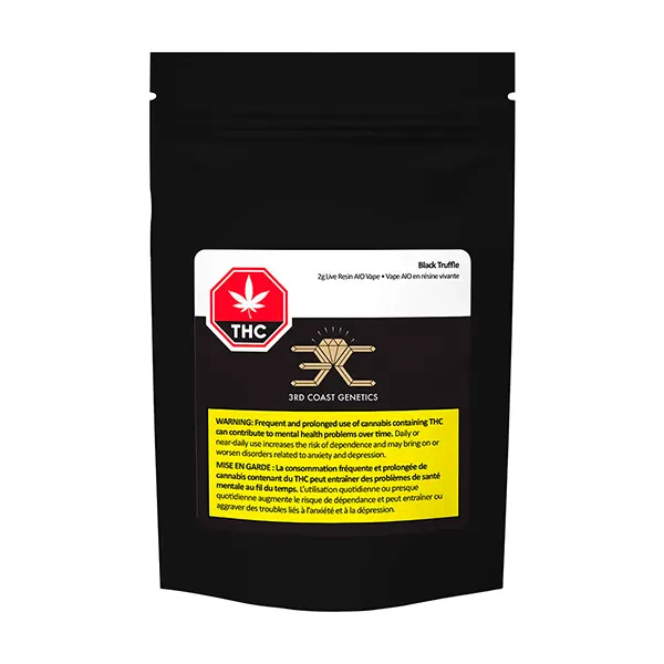 Image for Black Truffle Live Resin AIO Vape, cannabis all products by 3rd Coast Genetics