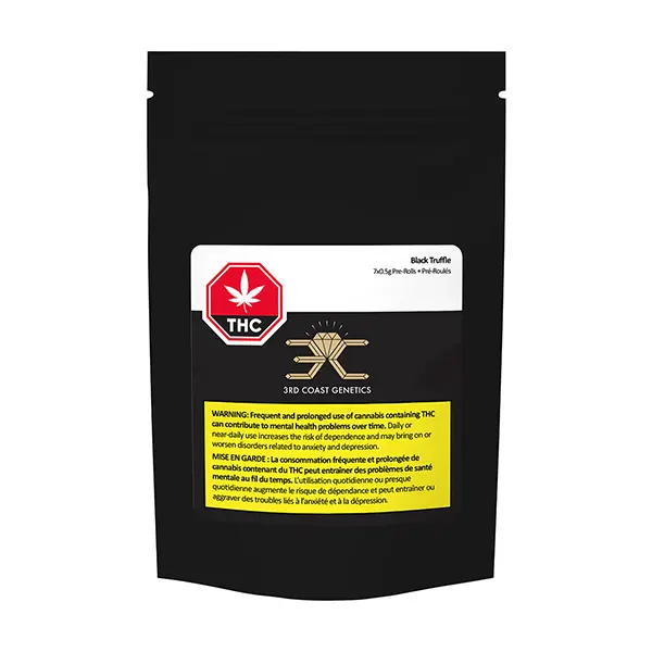 Image for Black Truffle Pre-Roll, cannabis all products by 3rd Coast Genetics