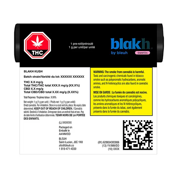 Blakh Kush Pre-Roll (Pre-Rolls) by Bleuh