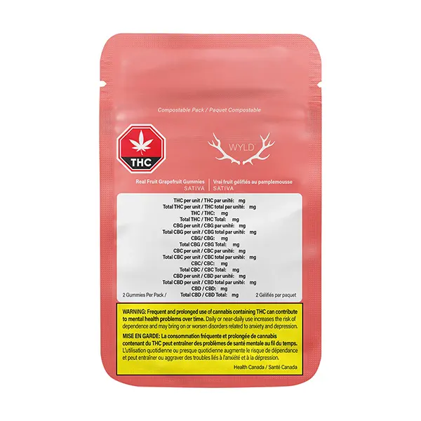 Image for Real Fruit Grapefruit 1:1:1 THC:CBG:CBC, cannabis all products by WYLD