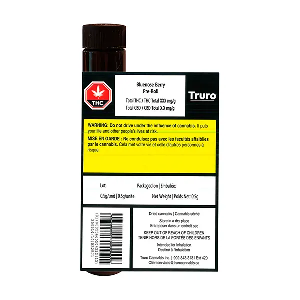 Image for Bluenose Berry Pre-Roll, cannabis all products by Truro