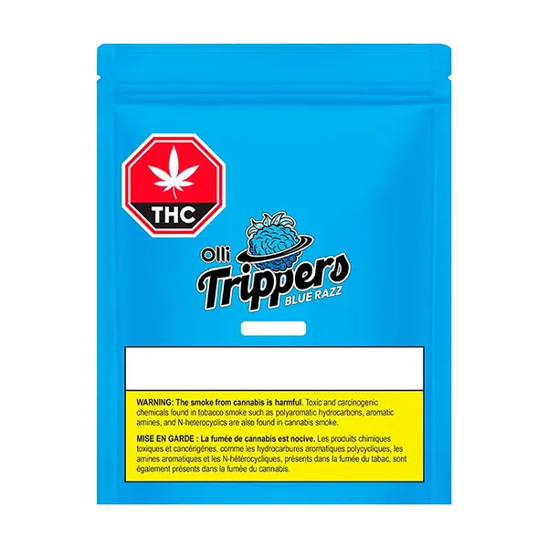 Image for Blue Razz 30:10 CBG/THC, cannabis gummies by Olli Brands