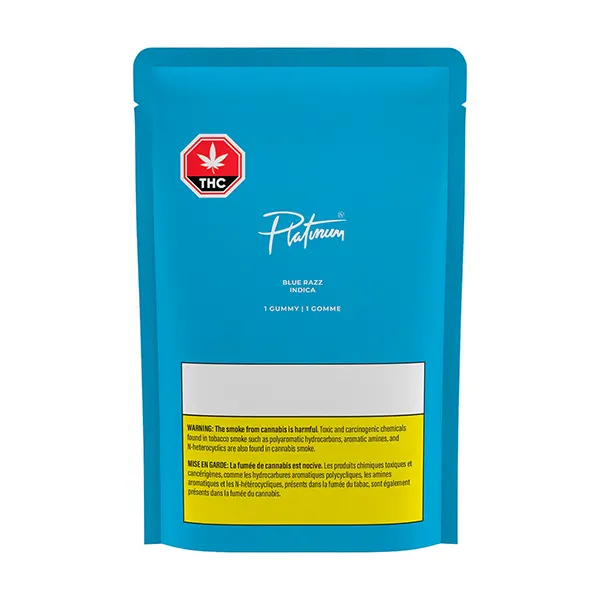 Blue Razz Indica Gummy (Gummies) by Platinum