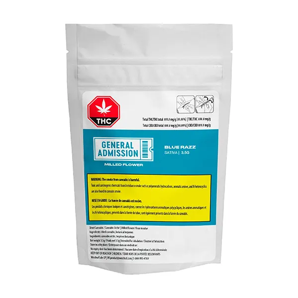 Blue Razz Milled Flower (Milled Flower) by General Admission