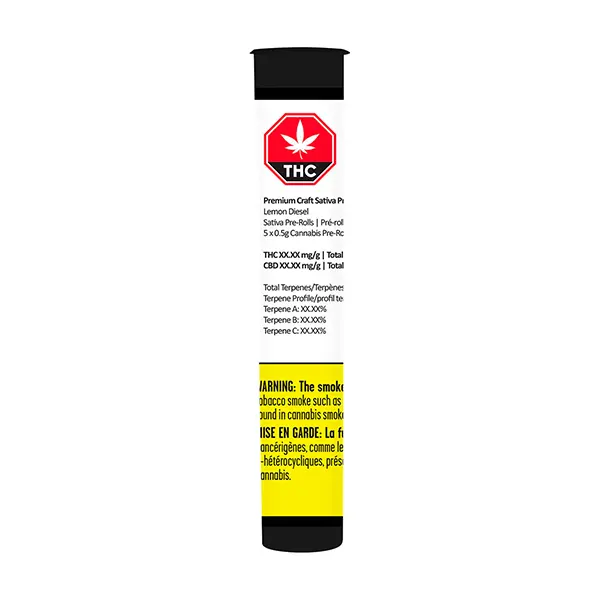 Premium Craft - Sativa Pre-Roll - Lemon Diesel (Pre-Rolls) by Oceanic