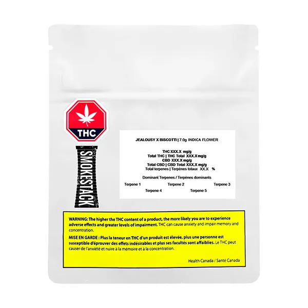 Image for Jealousy x Biscotti, cannabis dried flower by Smokestack