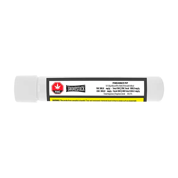 Pomegranate Pop Infused Pre-Roll (Pre-Rolls) by Smokestack