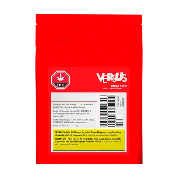 Bubba Kush (Dried Flower) by Versus