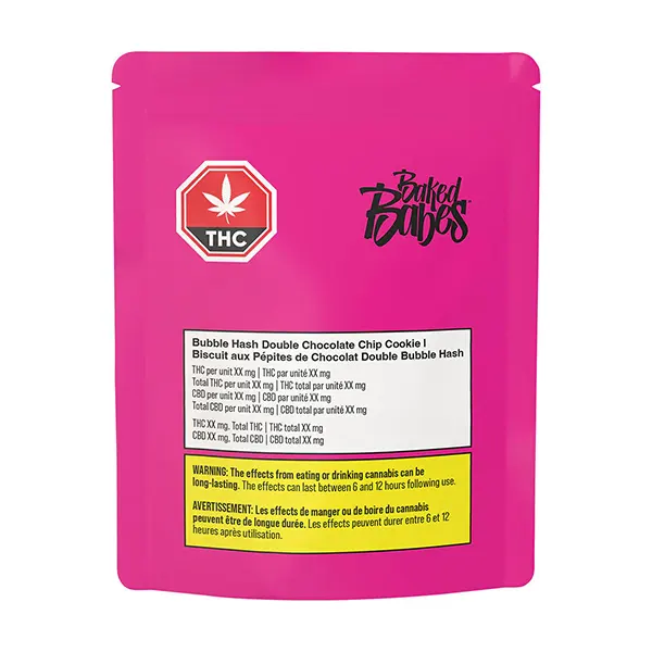 Bubble Hash Double Chocolate Chip Cookie (Baked Goods) by Baked Babes