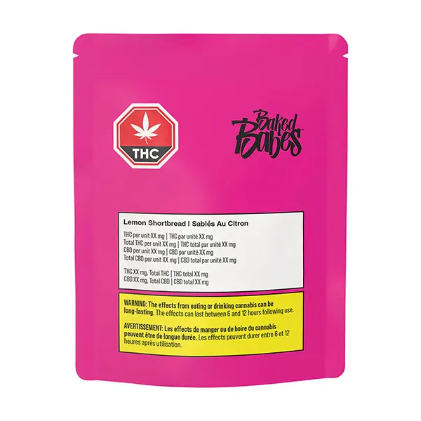 Image for Lemon Shortbread, cannabis baked goods by Baked Babes