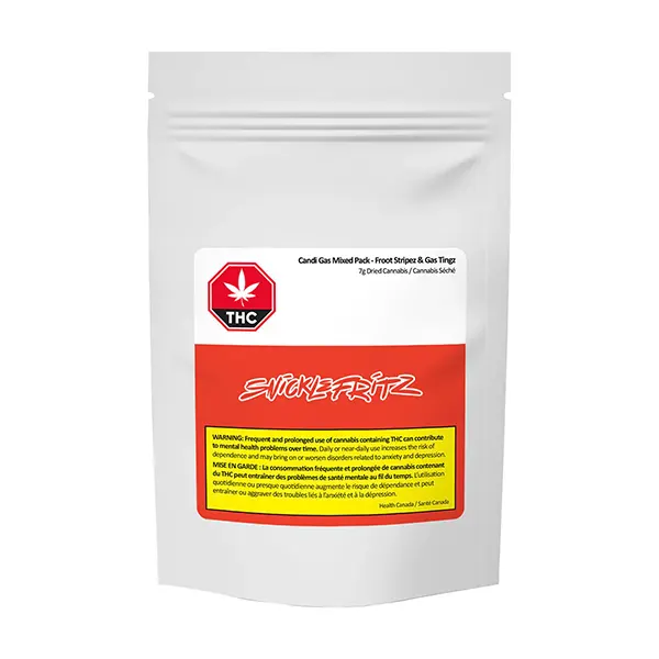Image for Candi Gas Mixed Pack - Froot Stripez & Gas Tingz, cannabis all products by Snicklefritz
