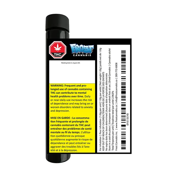 Khalifa Mints Pre-roll (Pre-Rolls) by Frost Cannabis