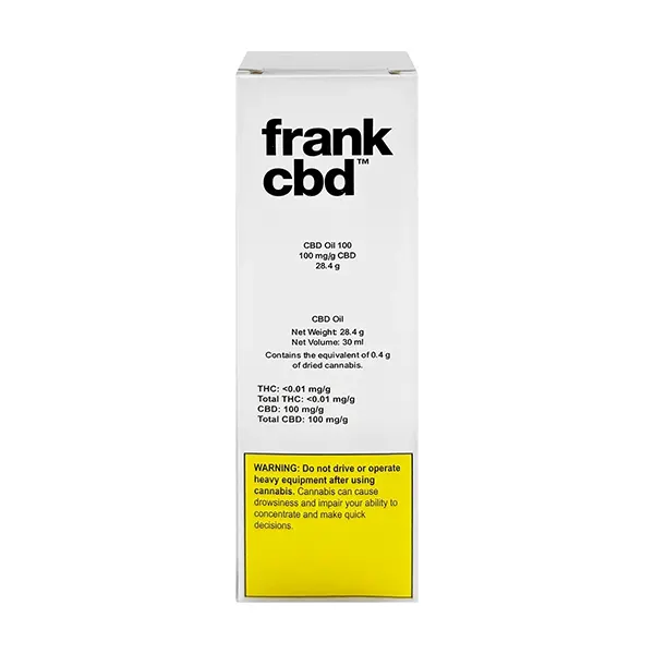 Image for CBD Oil 100, cannabis all products by Frank CBD