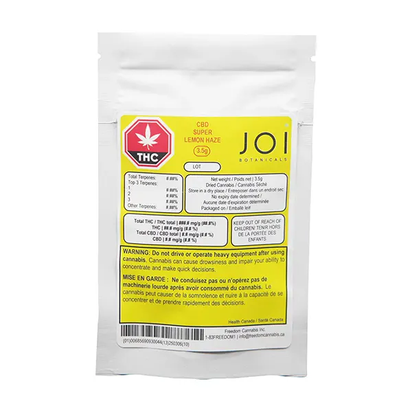 CBD Super Lemon Haze (Dried Flower) by Joi Botanicals