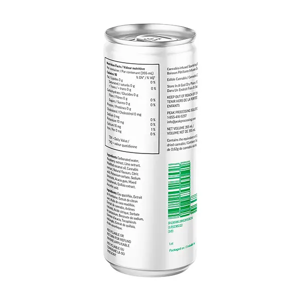 Image for CBG Raspberry & Lime Sparkling Botanical Water, cannabis all products by Collective Project