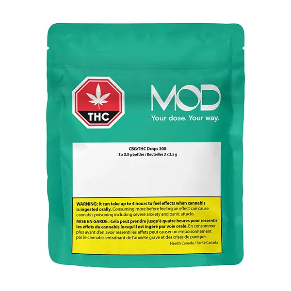 CBG:THC Drops 300 (Bottled Oils) by MOD