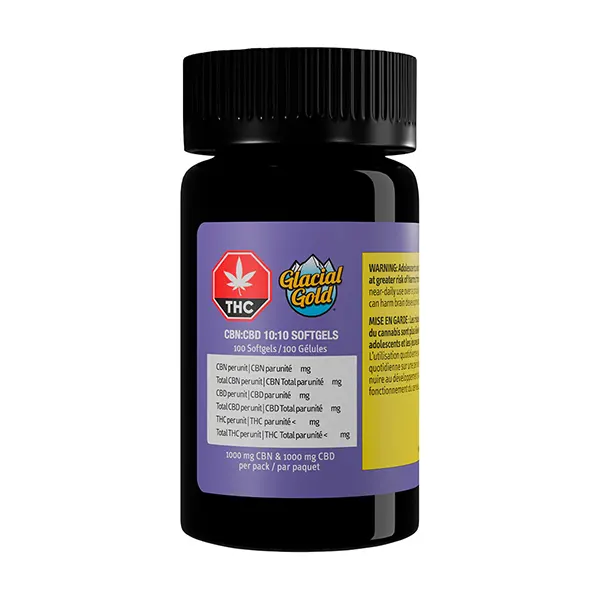 CBN:CBD 10:10 Softgels (Capsules, Softgels) by Glacial Gold