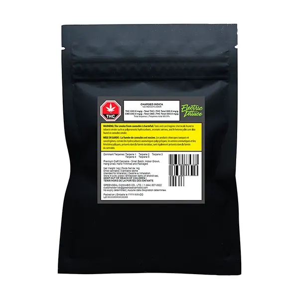 Image for Charged Indica, cannabis dried flower by Electric Lettuce