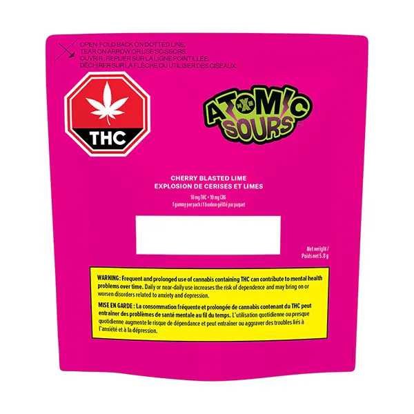 Image for Cherry Blasted Lime, cannabis gummies by XMG