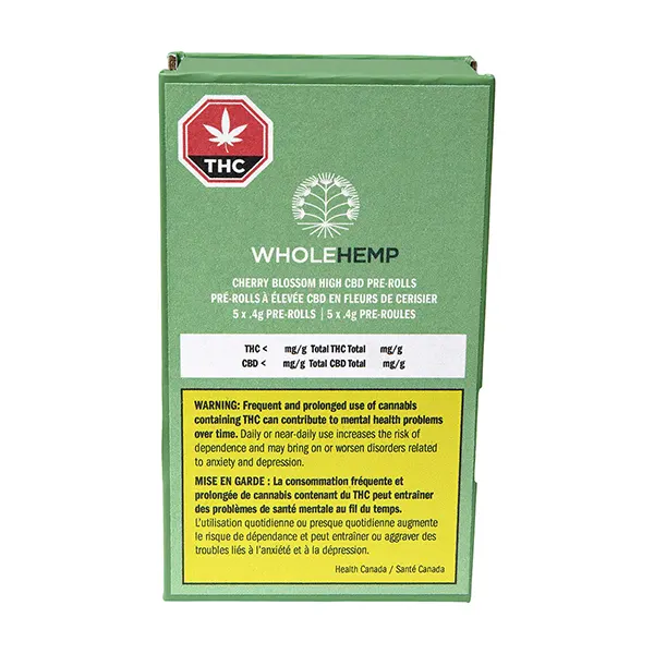 Cherry Blossom High CBD Pre-roll (Pre-Rolls) by WholeHemp