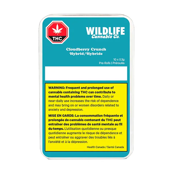 Image for Cloudberry Crunch Pre-Roll, cannabis pre-rolls by Wildlife Cannabis