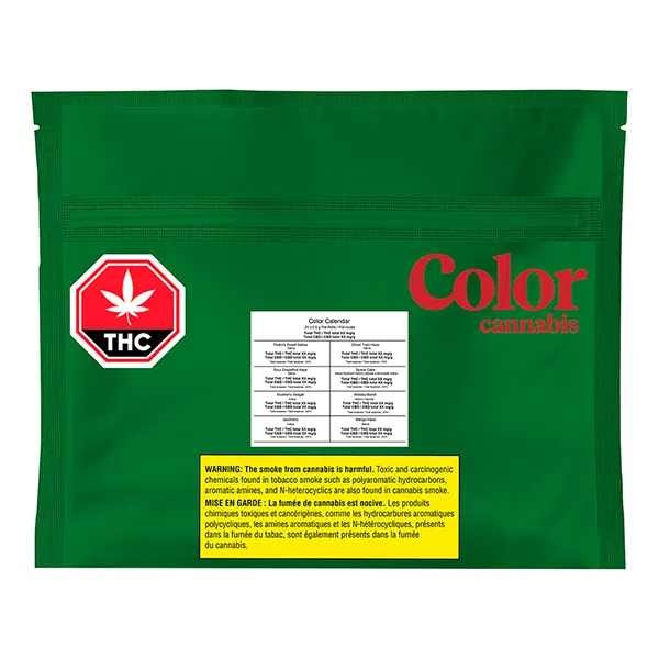 Color Calendar Pre-Roll (Pre-Rolls) by Color Cannabis