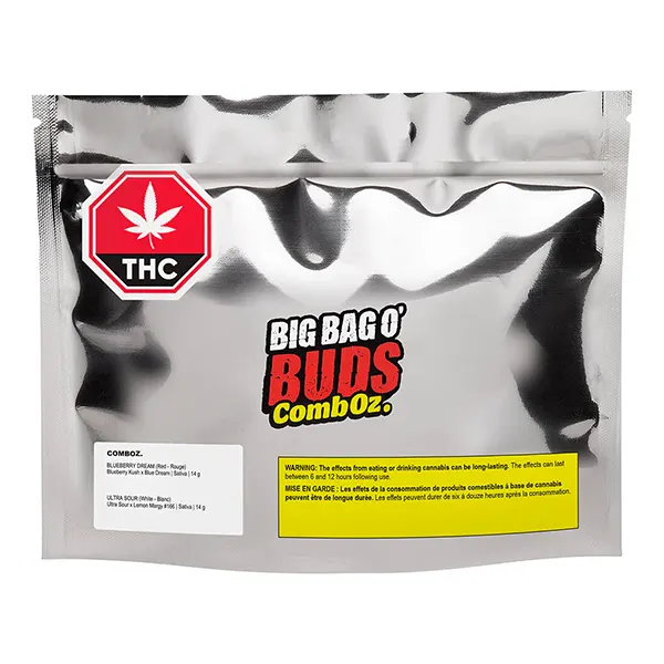Image for Comboz: Ultra Sour + Blueberry Dream, cannabis all products by Big Bag O' Buds