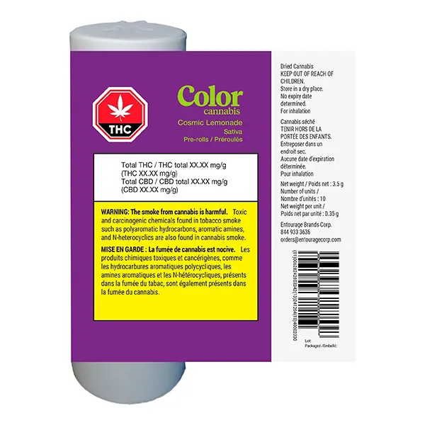 Cosmic Lemonade Pre-Roll (Pre-Rolls) by Color Cannabis