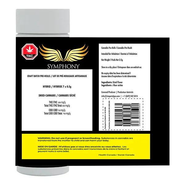 Image for Craft Batch Pre-Roll, cannabis pre-rolls by Symphony