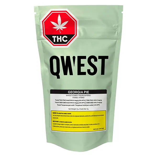 Image for Georgia Pie Craft Whole Flower, cannabis dried flower by Qwest