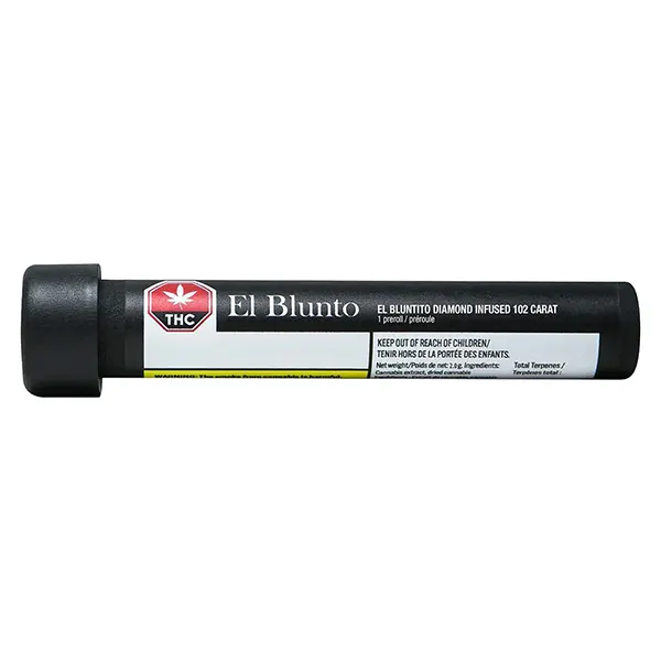 Image for El Bluntito Diamond Infused 102 Carat Pre-roll, cannabis all products by El Blunto