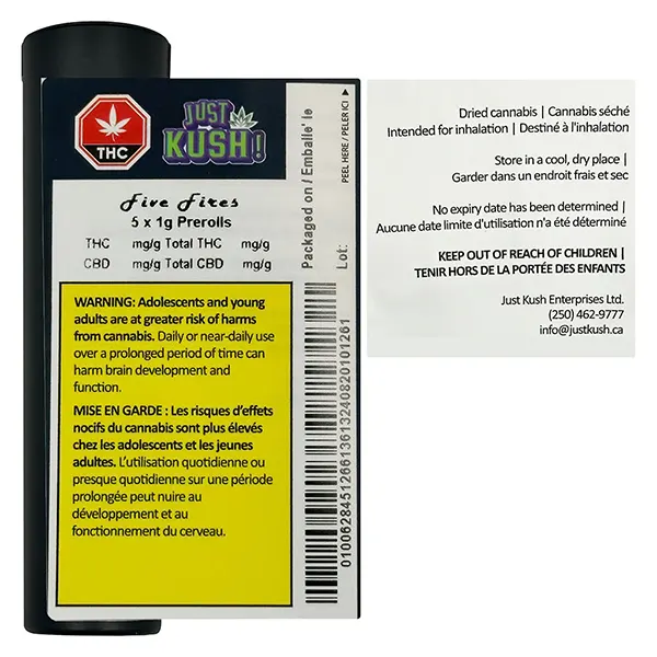 Image for Five Fires Pre-roll, cannabis pre-rolls by JustKush