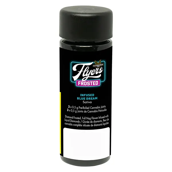 Image for Flyers Frosted Infused Blue Dream Pre-Rolls, cannabis pre-rolls by Claybourne