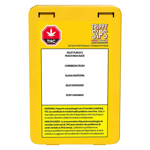 Image for Fruit Punch 5 - Liquid Diamond Double Infused Pre-Roll, cannabis pre-rolls by Trippy Sips