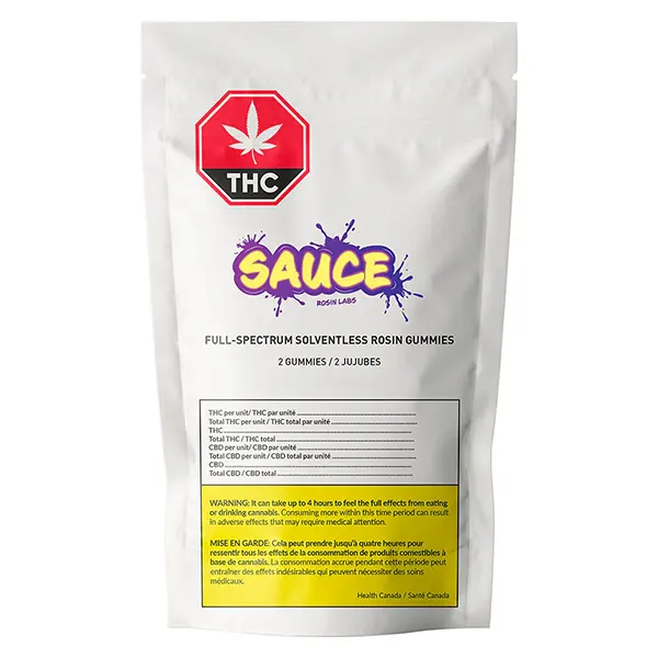Image for Full-Spectrum Solventless Rosin Gummies, cannabis gummies by Sauce Rosin Labs
