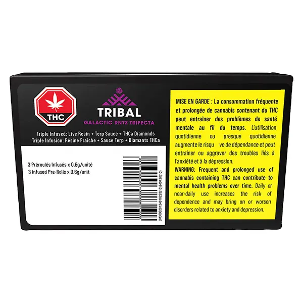 Image for Galactic Rntz Trifecta Infused Pre-roll, cannabis pre-rolls by Tribal