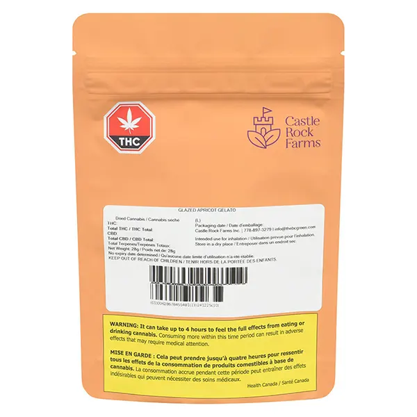 Image for Glazed Apricot Gelato, cannabis dried flower by Castle Rock Farms