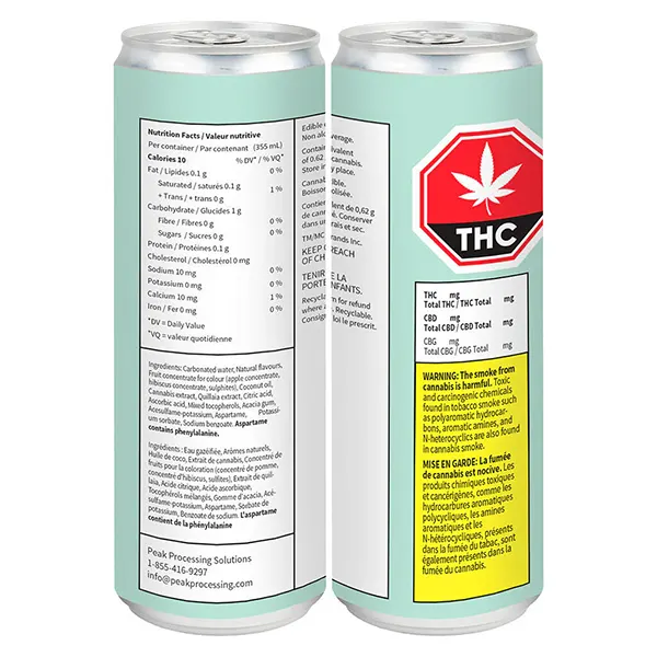 Glazed Donut Cream Soda Free 10+ 10 CBG (Soft Drinks) by Sweet Justice