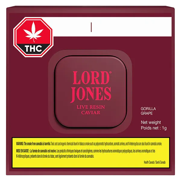 Image for Gorilla Grape Live Resin Caviar, cannabis all products by Lord Jones