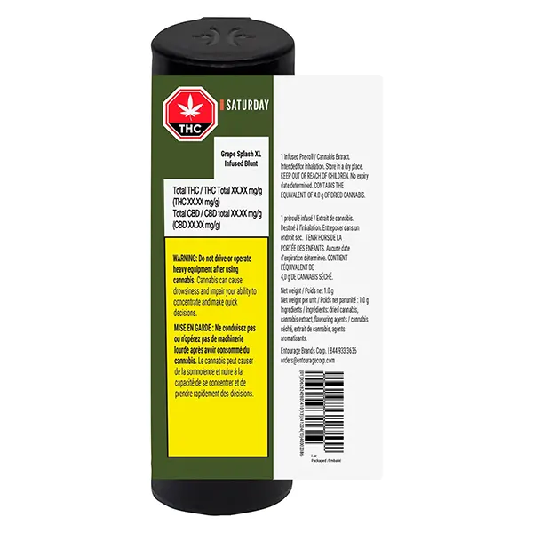 Grape Splash Xl Infused Blunt (Blunts) by Saturday