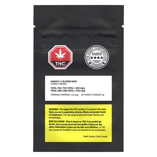 Image for HashCo 1:1 Blonde Hash, cannabis all products by HashCo