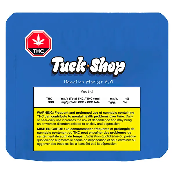 Hawaiian Marker Pure Cured Resin AIO (Disposable Vapes) by Tuck Shop