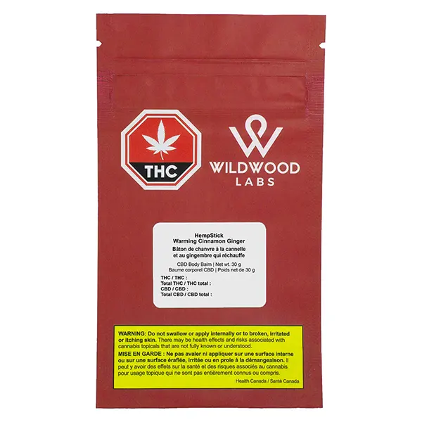 Image for HempStick: Warming Cinnamon Ginger, cannabis all products by Wildwood Labs