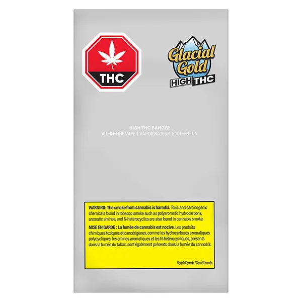 High THC Banger All-in-one (Disposable Vapes) by Glacial Gold