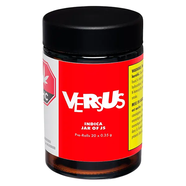 Image for Indica Jar of Js Pre-Roll, cannabis all products by Versus